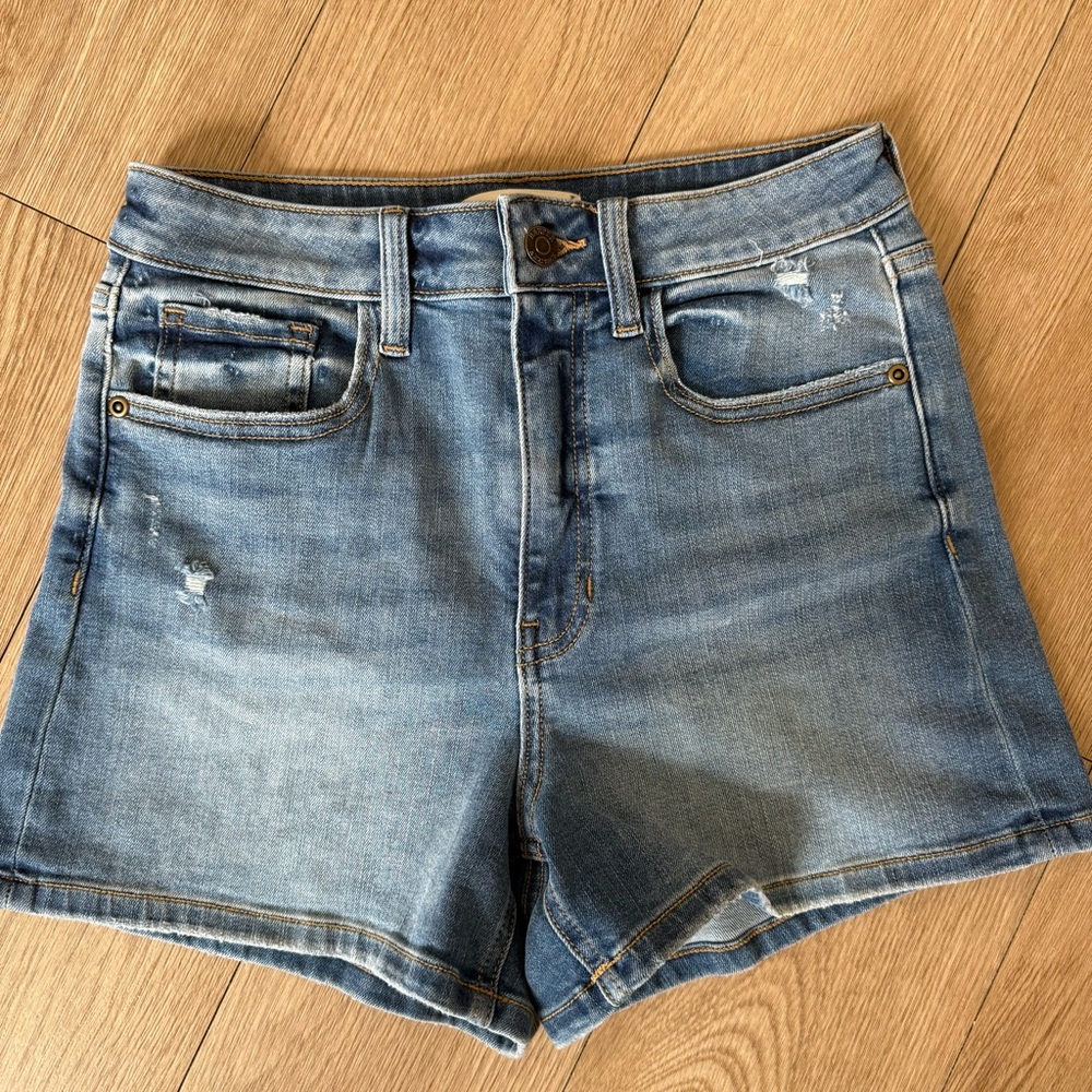 francesca’s harper heritage denim shorts - 26